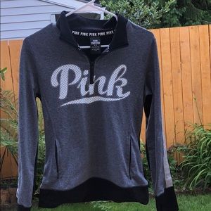 Pink quarter zip jacket